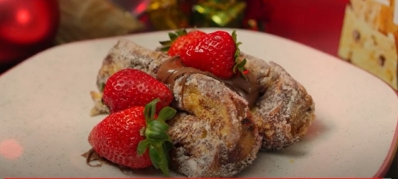 Rabanada com Panetone do Bem