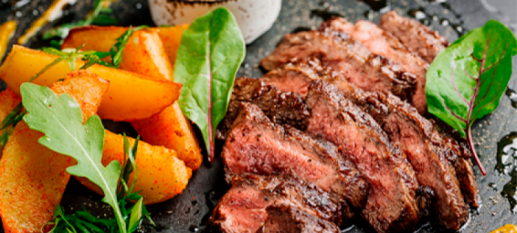 Churrasco de Contrafilé com Batata Rosti